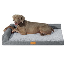 Orthopedic Pet Bed for Large Dogs 42&quot;X28&quot;, L Shaped Waterproof Dog Beds - $38.99
