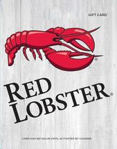 Red Lobster Restaurant Gift Card 150 100 Mom Dad Friends Employee Work Meal Food - £46.24 GBP+