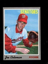 1970 Topps #127 Joe Coleman Vgex Senators *X75370 - £0.78 GBP