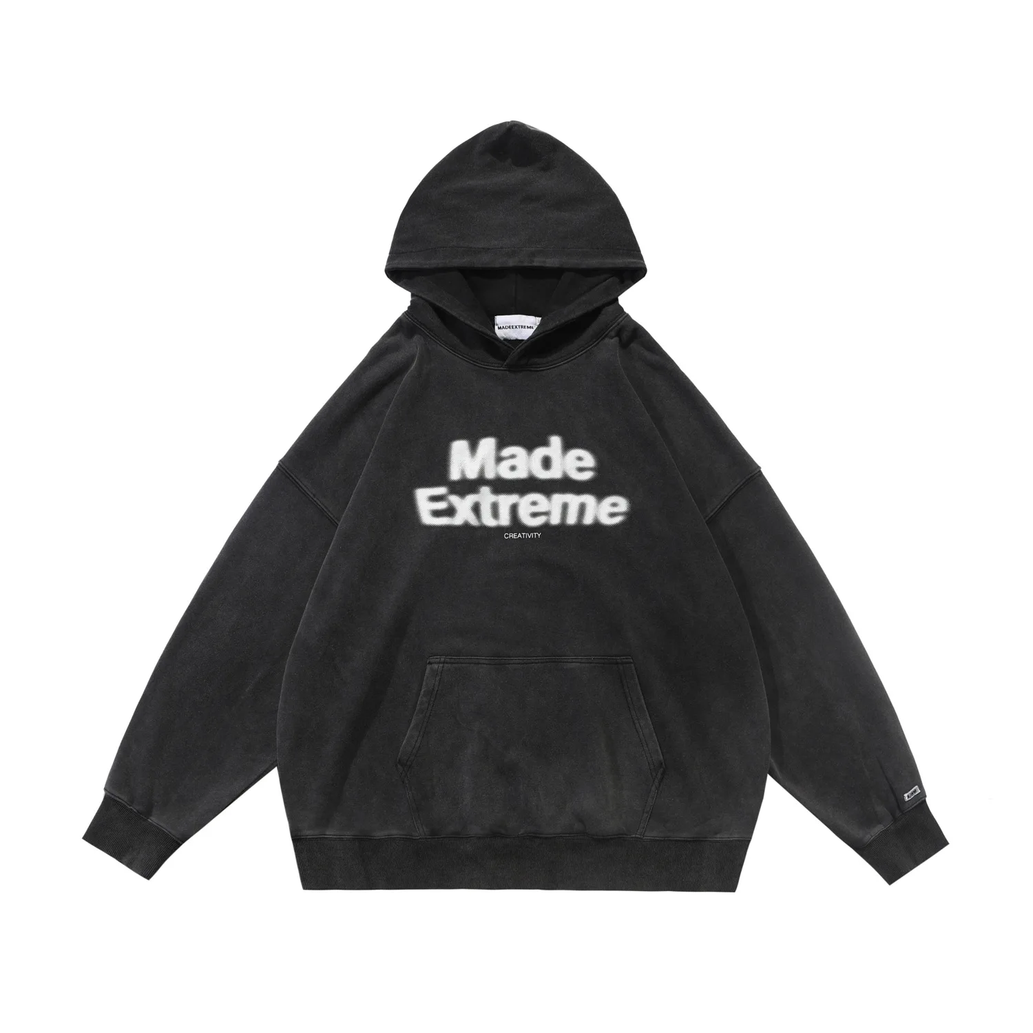 MADE EXTREME harajuku hoodies for men khaki y2k hoodie streetwear trauit men  ho - £256.86 GBP