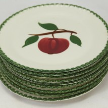 Blue Ridge Quaker Apple Bread Plates 6.25&quot; Lot of 9 - £35.29 GBP