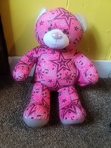 Build a Bear Pink Music Star 16” LE 2010 W/ Aux Speaker Star Fushia - $7.90