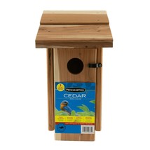 Wild Bird House Bluebird Wood Cedar Outdoor Backyard Mounting Hardware I... - $28.75