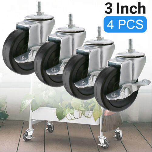 V7 RM4CASTERS-1N CASTER ACCESSORY V7 RACK CART WHEELS FOR V7 RACK OR CHA... - $47.88