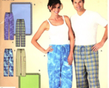 Simplicity 2503 Misses and Mens XS to XL Lounge Pants Uncut Sewing Pattern - $9.46