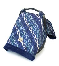 ITZY RITZY COZY HAPPENS INFANT CAR SEAT CANOPY &amp; TUMMY TIME MAT 42’ X 27... - $18.00