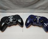 Lot of 2 Mad Catz Wireless Playstation 2 Controllers 8246 PS2 FOR PARTS - $9.49
