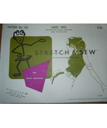 Vintage Stretch &amp; Sew Ladies Size 30-40 Shell  #350 Uncut - $6.99