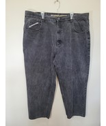 Vtg Paco Sport International Jeans Carpenter Pants 48(46)x 28.5 Black Y2... - $52.06 CAD
