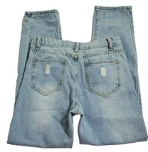 Palmer Heritage Jeans Size XS Womens Light Wash High Destroyed Straight Leg - £14.55 GBP