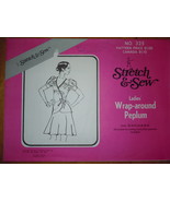 Vintage Stretch &amp; Sew Ladies Wrap-around Peplum #325 - $9.59 CAD