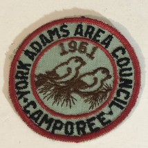 York Adams Area Council Camporee Patch 1957 Box4 - £5.42 GBP