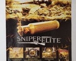 Sniper Elite Namco PS2 Playstation 2 Xbox PC 2005 Magazine Print Ad - $12.86