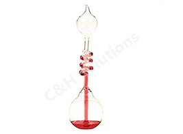C&amp;H Solutions HB1101BR Column Spiral Shape Red Liquid Hand Boiler by C&amp;H® - $164.21 MXN