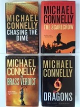 Michael Connelly (Set of 4) Chasing the Dime; Scarecrow; Brass Verdict; 9 Dragon - £28.53 GBP