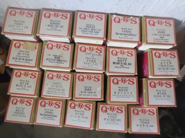Lot Of 20 Qrs Word Rolls Piano Roll Scroll - £22.34 GBP