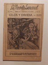 Vtg Antique Mexican Book LA NOVELA SEMANAL by PAUL BOURGET in spanish FR... - $14.95