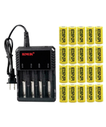 CR123A 16340 Batteries 2800Mah Rechargeable 3.7V &amp; Charger Pack for Arlo... - £8.75 GBP+