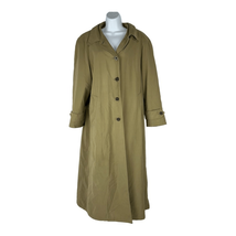 Bill Blass Women&#39;s Tan Trench Coat with Wool Lining Size XL - £135.28 GBP