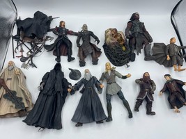 Lord of the Rings Action Figures Lot 11 Figures &amp; Accessories Toy Biz - $66.49