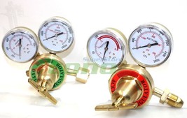 Oxygen Acetylene CGA 541 510 Gas Welding Brass Regulator Fit Victor Type - $1,599.23 MXN