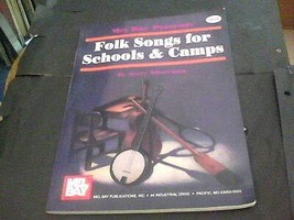 Mel Bay Presents Folk Songs for Schools &amp; Camps by Jerry Silverman s29b [Hardcov - £38.33 GBP