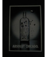 Absolut Chicago Advertising Postcard Circa 1990 - $5.10