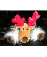 Adorable Commonwealth Stuffed Reindeer Hanging Ornament - £11.24 GBP