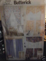 Butterick 269 Various Styles of Reversible Window Treatment Patterns - $10.05