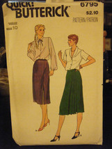 Butterick 6795 Misses Skirts Pattern - Size 10 Waist 25 Hip 34 1/2 - £6.00 GBP