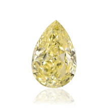 1.52ct Yellow Diamond - Natural Loose Fancy Light Yellow Color GIA Pear - £4,618.04 GBP