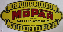 Mopar Plasma Cut Metal Sign 18&quot; by 9&quot; - £35.18 GBP