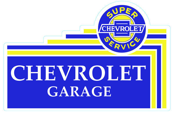 Primary image for Chevrolet Garage Plasma Cut Metal Sign