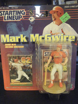 Hasbro Starting Lineup Mark McGwire 1999 Action Figure &amp; Card - New in Package - £14.07 GBP