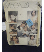 McCall&#39;s 3205 Misses &amp; Girl&#39;s Hair Bows &amp; Collars Pattern - £4.78 GBP