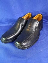 Clarks Collection Escalade Mens Size US 9.5 Black Leather Slip on Loafers 14885  - £40.99 GBP