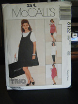 McCall&#39;s 8122 Maternity Dress, Tank, Pants, Shorts &amp; Skirt Pattern - Sz ... - $6.31