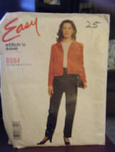 McCall&#39;s Stitch&#39;n Save 8884 Misses Top &amp; Pull-On Pants Pattern - Size 8/... - £4.90 GBP