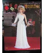 Paradise  Pub. #P-065 Crochet Princess Diana 1985 Beaded Gala Gown For Doll - £9.47 GBP