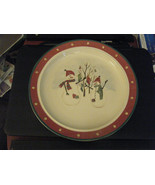 Royal Seasons Christmas Holiday Snowman Theme Stoneware Dinner Plate - £15.60 GBP