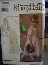 Simplicity 7080 Girl's Variety of Dresses Pattern - Sizes 2-6X - $8.80
