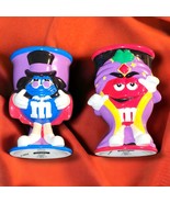 Set of 2 Galerie M&amp;M Mars “Purple &amp; Black M&amp;M” 6” Ceramic Halloween  Mug... - €10,22 EUR