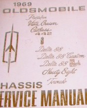 1969 Oldsmobile Olds Cutlass 88 98 Toronado 442 Service Shop Repair Manual NEW - £78.53 GBP