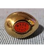 Solid Brass Egg Paperweight Made In Italy - 1.5x1.25" - $499.89