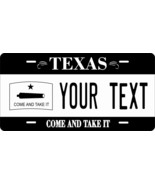 Texas Come and Take IT Custom Personalized Tag Vehicle Car Moped Bike Bi... - $16.75