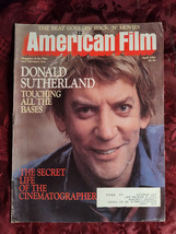 Rare AMERICAN FILM Magazine April 1984 Donald Sutherland Peter Yates - £18.44 GBP