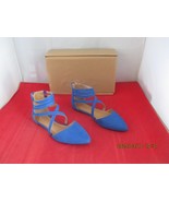 Journee Collection Marlee Pointed Toe Flats $70 - US Size 6 1/2 - Blue -... - $40.60 CAD