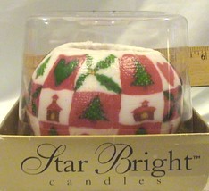 Starbright™ Christmas (Red, White &amp; Green) Candle by Global Gift Industries - €9,58 EUR