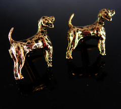 Dalmation cufflinks DOG Cufflinks English setter gift Pointer Hunting dog  - £107.77 GBP