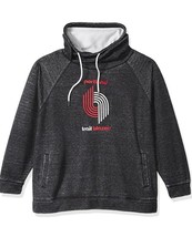 NBA Portland Trail Blazers Spiral Sweatshirt Womens Plus Size 2X Charcoal Grey - £18.33 GBP